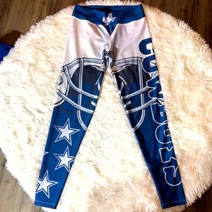 S2 Activewear Custom Print Dallas Cowboy Workout Leggings, unisex, one s…